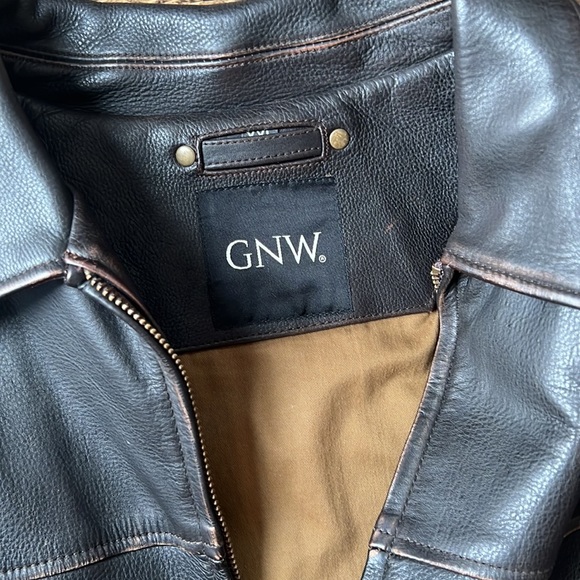 GNW Men’s Leather Jacket - Picture 3 of 5
